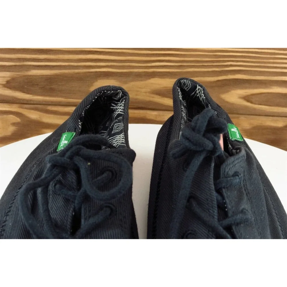 Sanuk Shoes Size 8.5 M Black Fashion Sneakers Fabric Men_3